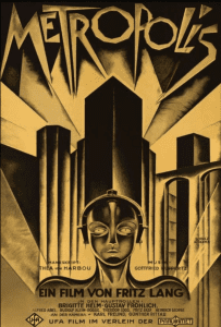Film poster with the title: Metropolis